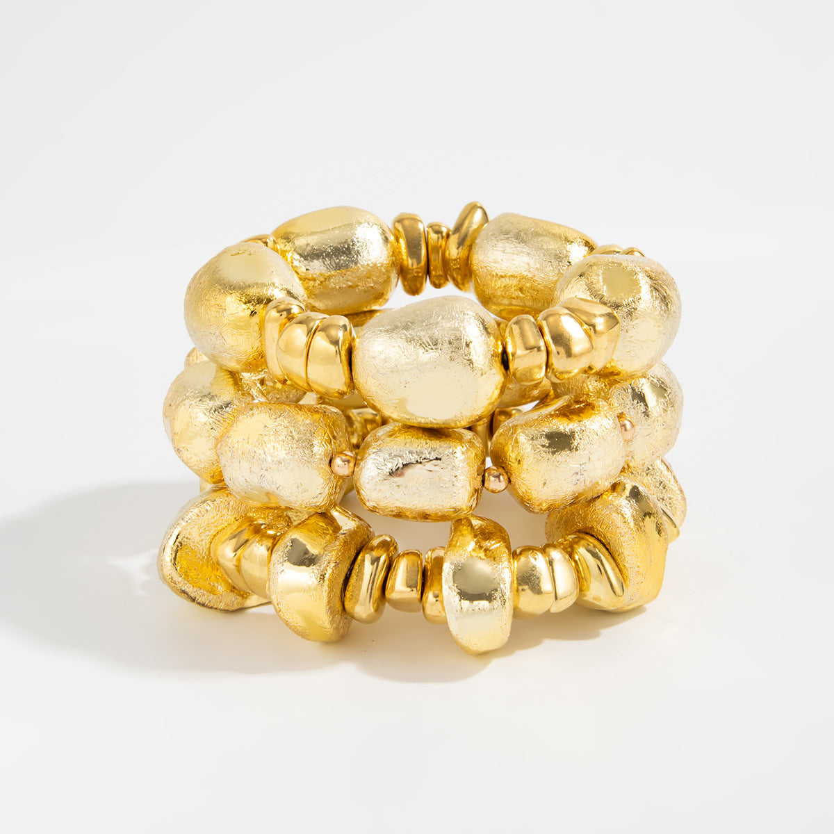 Irregular Resin Elastic Bracelet For Women