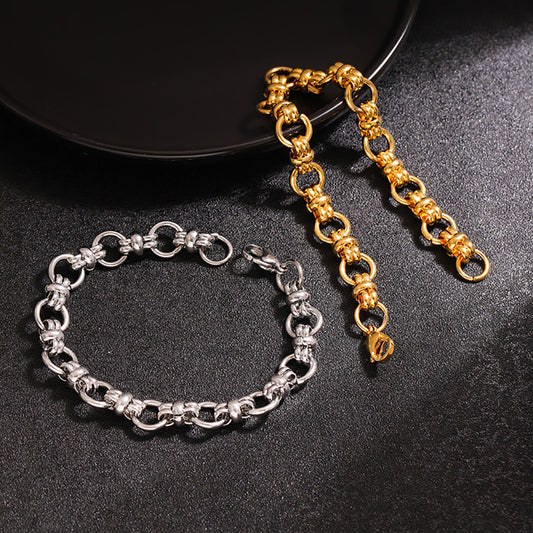 Titanium Steel Non-fading Bracelet, Simple And Versatile